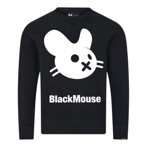 Gents Big BlackMouse Organic Sweat Black