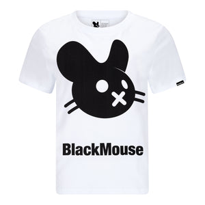 Gents Big BlackMouse Organic T-Shirt White