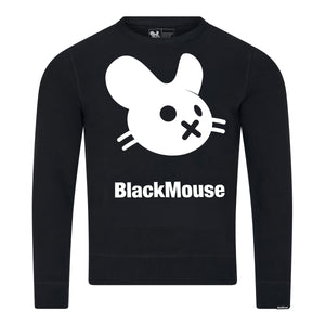 Lady's Big BlackMouse Organic Sweat Black